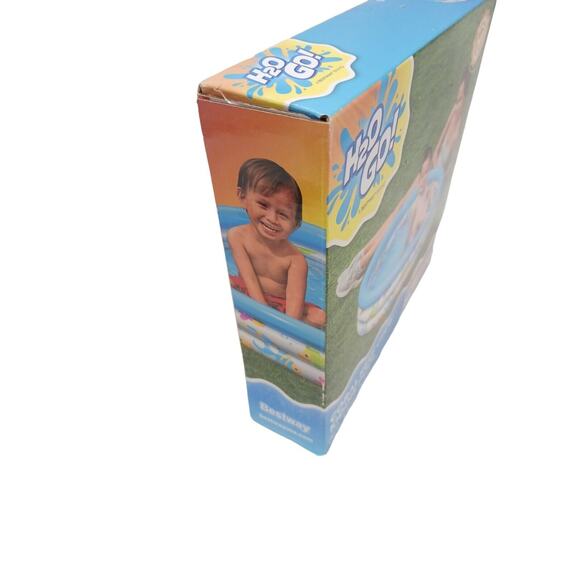 New 40" CORAL REEF INFLATABLE Child Swimming Pool Fish Tropical Ages 2 Yr+ w Box - Picture 8 of 13